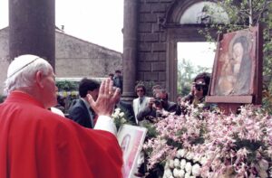 San Giovanni Paolo II al Santuario della Madonna della Quercia