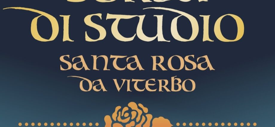 Bando della Borsa di studio “S. Rosa da Viterbo”