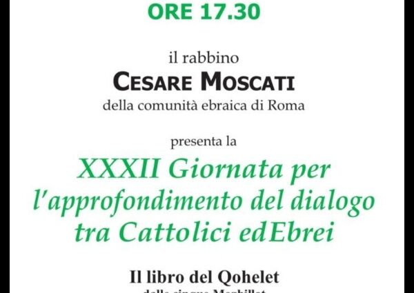 Dialogo tra cattolici e ebrei 2021
