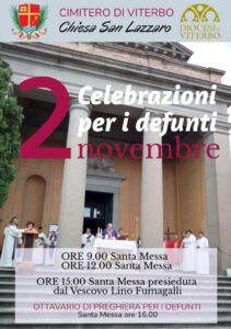 Celebrazione dei defunti cimitero di San Lazzaro Viterbo
