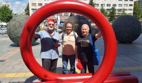 Da sinistra: don Gianni Carparelli, padre Vincenzo Bordo e don Alberto Canuzi
