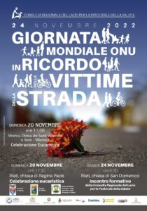 Viterbo Liturgia nel ricordo delle Vittime della strada in occasione della Giornata Mondiale ONU