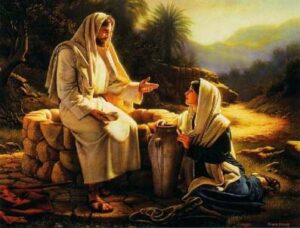La samaritana al pozzo con Gesù