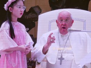 Bambini e bambine da Papa Francesco 