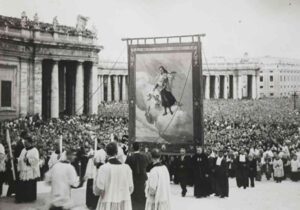 Piazza San Pietro -Roma- Giugno 1950 Canonizzazione di Maria Goretti