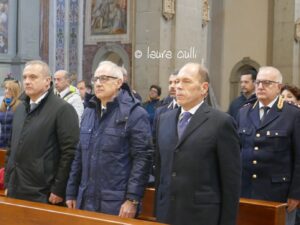 Da sinistra il questore Fausto Vinci,il vicario Andrea Sarnari ed il dr. Fabio Zampaglione