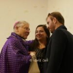 Mons. Orazio Francesco Piazza, Lia Salomone ed Alessandro Mirabella