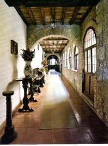 Eremo corridoio chiostro Tommasa Alfieri 
