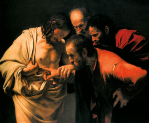 TOMMASO: CREDERE PER VEDERE Gv 20, 19-31 Caravaggio padre Ubaldo Terrinoni